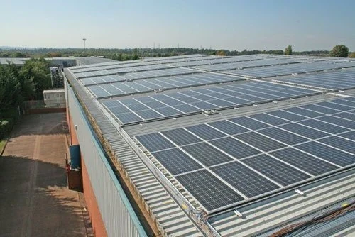 Industrial solar rooftop